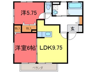 スペランツCの物件間取画像